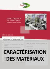 Fiche caractérisation des matériaux Fiche caractérisation des matériaux